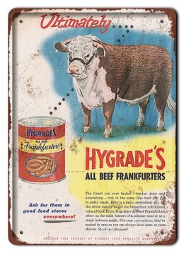 PLAKAT METALOWY SZYLD BLASZKA VINTAGE RETRO #06376