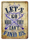 PLAKAT METALOWY SZYLD OBRAZEK RETRO #20399