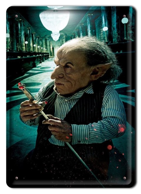PLAKAT METALOWY SZYLD RETRO HARRY POTTER #11981