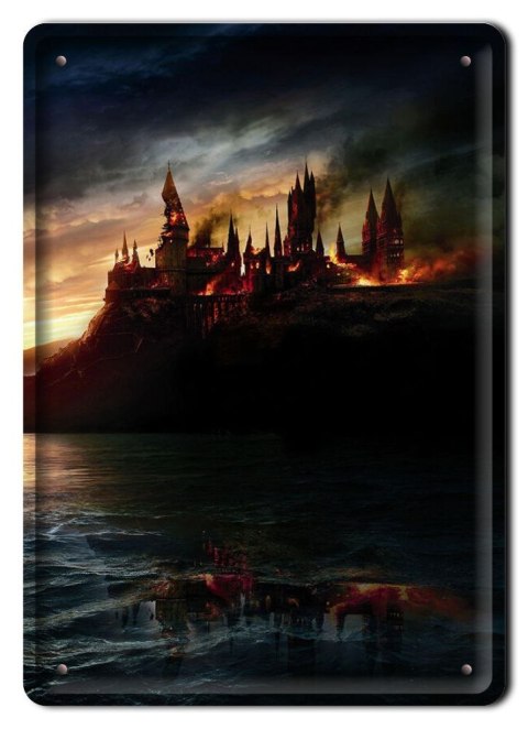 PLAKAT METALOWY SZYLD RETRO HARRY POTTER #11985