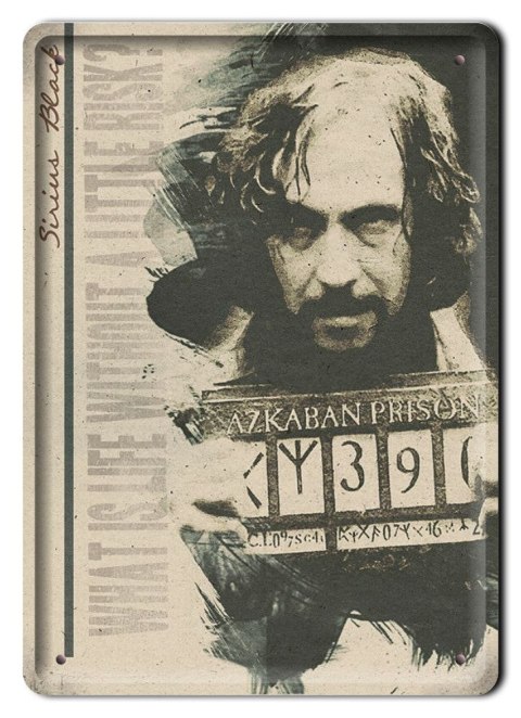 PLAKAT METALOWY SZYLD RETRO HARRY POTTER #12000
