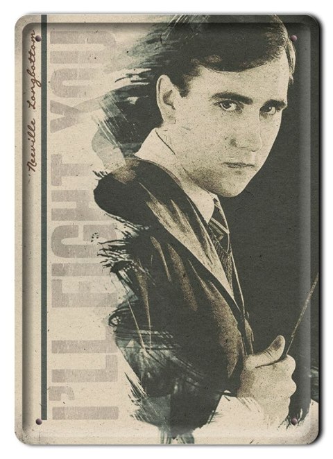 PLAKAT METALOWY SZYLD RETRO HARRY POTTER #12002