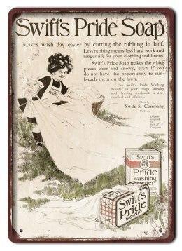 PLAKAT METALOWY SZYLD RETRO ŁAZIENKA MYDŁO #11949