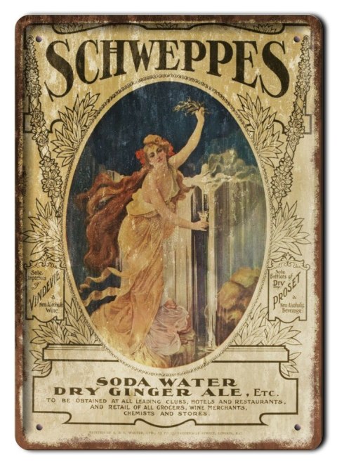 PLAKAT METALOWY SZYLD TABLICZKA RETRO #11950