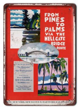 PLAKAT METALOWY SZYLD TABLICZKA RETRO VINTAGE #11032