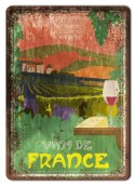PLAKAT METALOWY SZYLD TABLICZKA RETRO WINO #11970