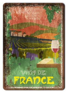 PLAKAT METALOWY SZYLD TABLICZKA RETRO WINO #11970