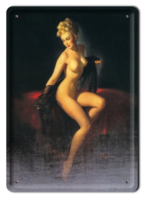 PLAKAT PANI METALOWY SZYLD VINTAGE RETRO #08478