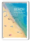 PLAŻA PLAKAT METALOWY SZYLD OBRAZEK RETRO #20442