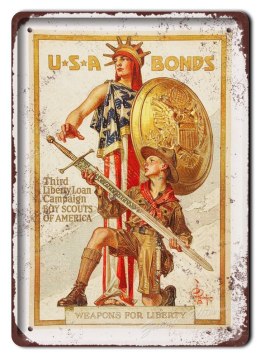 POLITYKA METALOWY SZYLD VINTAGE RETRO #05428