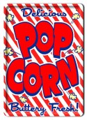POP CORN METALOWY SZYLD PLAKAT OBRAZEK RETRO #07232