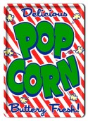 POP CORN METALOWY SZYLD PLAKAT OBRAZEK RETRO #07233