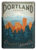 PORTLAND METALOWY SZYLD PLAKAT VINTAGE #04921