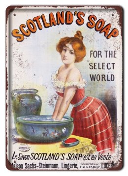PRALKA PLAKAT METALOWY SZYLD VINTAGE RETRO #06281