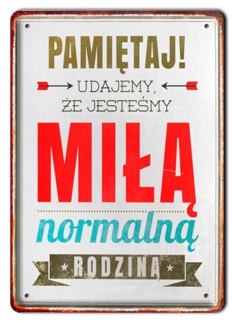 PRL METALOWY SZYLD PLAKAT VINTAGE RETRO #01057