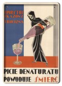 PRL METALOWY SZYLD PLAKAT VINTAGE RETRO #05878