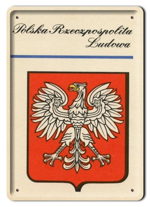 PRL PLAKAT METALOWY SZYLD OBRAZEK RETRO #12652