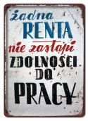 PRL TABLICZKA METALOWY SZYLD PLAKAT RETRO #09056