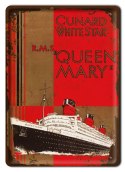 QUEEN MARY PLAKAT METALOWY SZYLD RETRO #10149