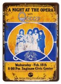 QUEEN PLAKAT METALOWY SZYLD RETRO VINTAGE #10171