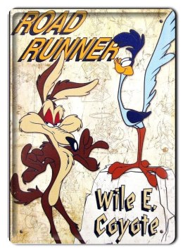 ROAD RUNNER METALOWY SZYLD VINTAGE RETRO #07519