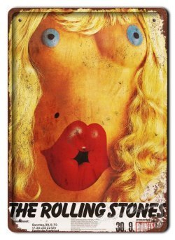ROCK PLAKAT METALOWY SZYLD OBRAZEK RETRO #06100