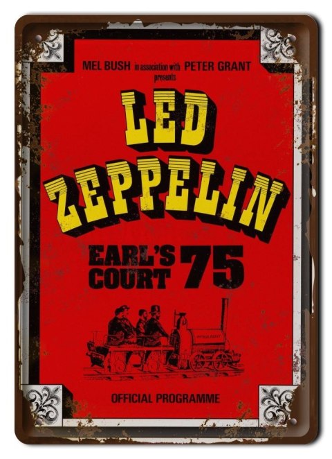 ROCK PLAKAT METALOWY SZYLD OBRAZEK RETRO #10174