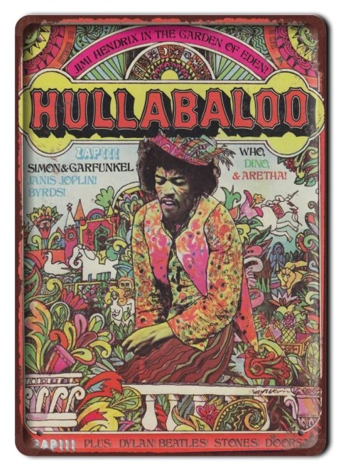 ROCK PLAKAT METALOWY SZYLD OBRAZEK RETRO #10745
