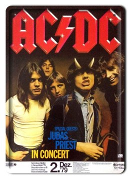 ROCK PLAKAT METALOWY SZYLD OBRAZEK RETRO #10748