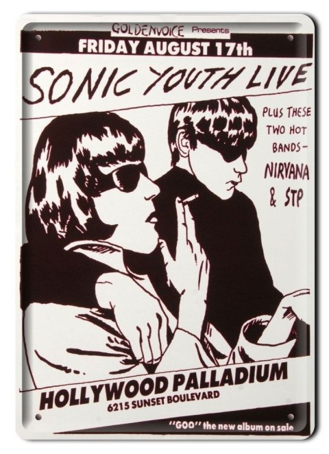 ROCK PLAKAT METALOWY SZYLD OBRAZEK RETRO #10750