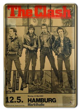 ROCK PLAKAT METALOWY SZYLD OBRAZEK RETRO #10769