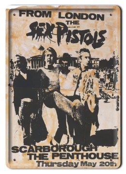 ROCK PLAKAT METALOWY SZYLD OBRAZEK RETRO #10774