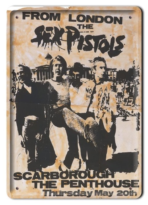 ROCK PLAKAT METALOWY SZYLD OBRAZEK RETRO #10774