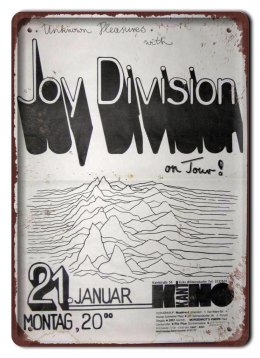 ROCK PLAKAT METALOWY SZYLD OBRAZEK RETRO #10779