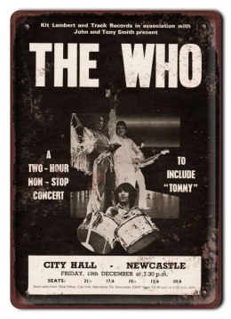 ROCK PLAKAT METALOWY SZYLD RETRO VINTAGE #11050