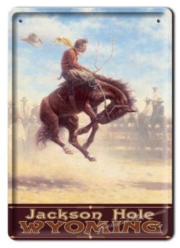 RODEO METALOWY SZYLD PLAKAT VINTAGE #01661