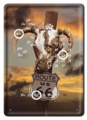 ROUTE 66 KALENDARZ METALOWY SZYLD RETRO #06464