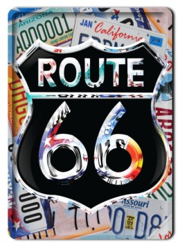 ROUTE 66 METALOWY SZYLD PLAKAT RETRO #00130