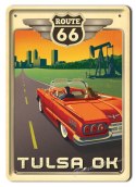 ROUTE 66 METALOWY SZYLD PLAKAT VINTAGE RETRO #02112