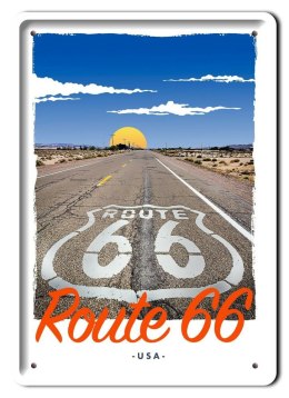 ROUTE 66 PLAKAT METALOWY SZYLD OBRAZEK RETRO#20449