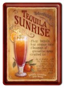 TEQUILA SUNRISE METALOWY SZYLD PLAKAT RETRO #00927