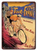 TOUR DE FRANCE METALOWY SZYLD RETRO #09391