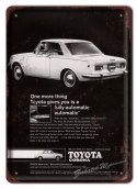 TOYOTA METALOWY SZYLD BLASZKA PLAKAT RETRO #06303