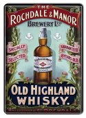 WHISKY WHISKEY METALOWY SZYLD PLAKAT RETRO #01154