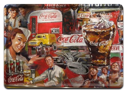 COCA COLA METALOWY SZYLD OBRAZEK RETRO #02224