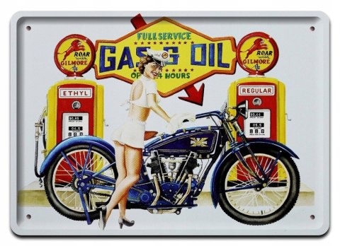 HARLEY DAVIDSON METALOWY SZYLD PLAKAT RETRO #07999