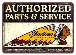 INDIAN METALOWY SZYLD PLAKAT VINTAGE RETRO #07121