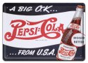 PEPSI COLA METALOWY SZYLD PLAKAT RETRO #00016