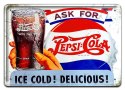 PEPSI COLA METALOWY SZYLD PLAKAT RETRO #08626