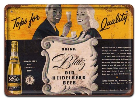 PIWO DRINK METALOWY SZYLD OBRAZEK RETRO #05228